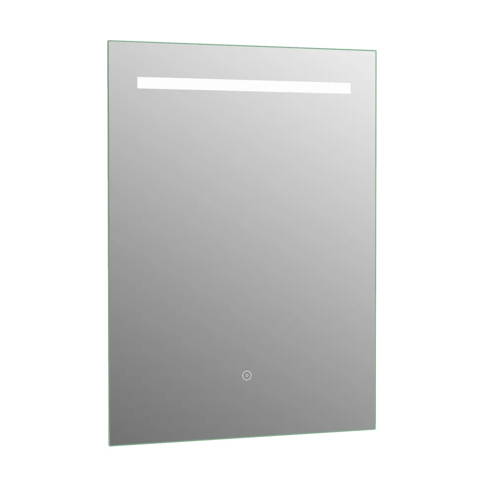 Vellamo LED Illuminated Bathroom Mirror with Demister Pad & Shaver Socket - 500 x 700mm
