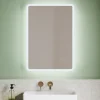 Vellamo LED Illuminated Universal Bathroom Mirror with Demister Pad & Bluetooth - 700mm x 500mm