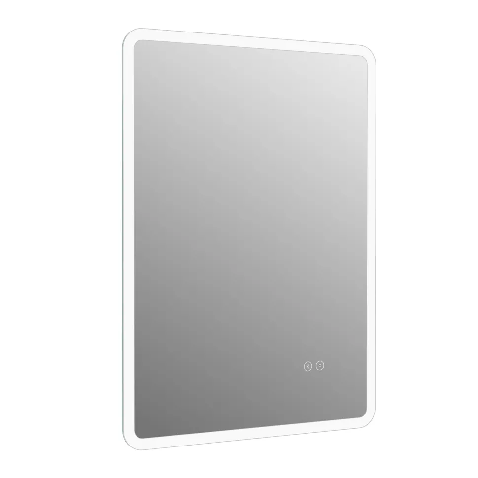 Vellamo LED Illuminated Universal Bathroom Mirror with Demister Pad & Bluetooth - 700mm x 500mm
