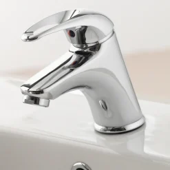 Vellamo Loop Basin Mixer with Clicker Waste