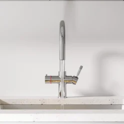 Vellamo Luna 4-in-1 Pull Out Instant Boiling Water Tap with Boiler & Filter