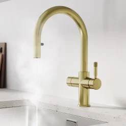 Vellamo Luna 4-in-1 Pull Out Instant Boiling Water Tap with Boiler & Filter