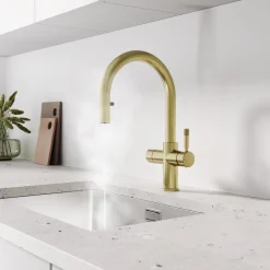 Vellamo Luna 4-in-1 Pull Out Instant Boiling Water Tap with Boiler & Filter