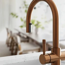 Vellamo Luna 4-in-1 Pull Out Instant Boiling Water Tap with Boiler & Filter