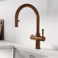 Vellamo Luna 4-in-1 Pull Out Instant Boiling Water Tap with Boiler & Filter