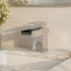 Vellamo Maya Waterfall Basin Mixer with Clicker Waste