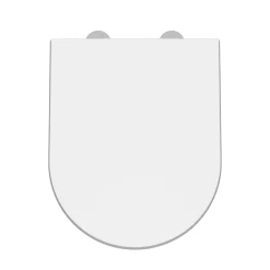 Vellamo Modern D-Shaped Comfort Height Back to Wall Toilet with Soft Close Seat