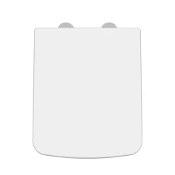 Vellamo Modern Square Soft Close Toilet Seat With Quick Release Hinges - Top Fix