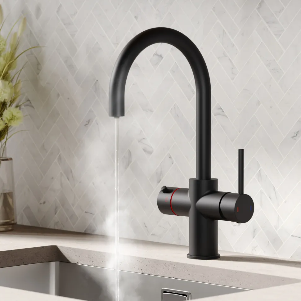 Vellamo Nova 3-in-1 Instant Boiling Water Tap with Boiler & Filter
