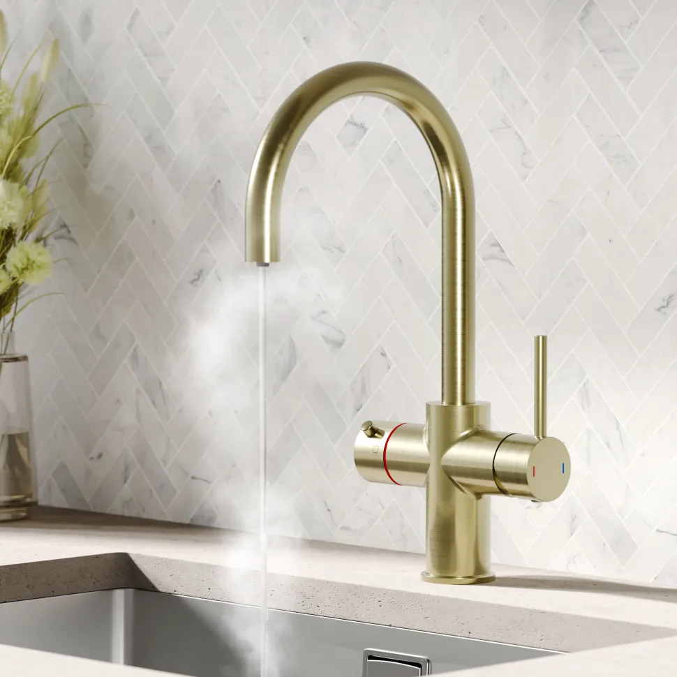 Vellamo Nova 3-in-1 Instant Boiling Water Tap with Boiler & Filter