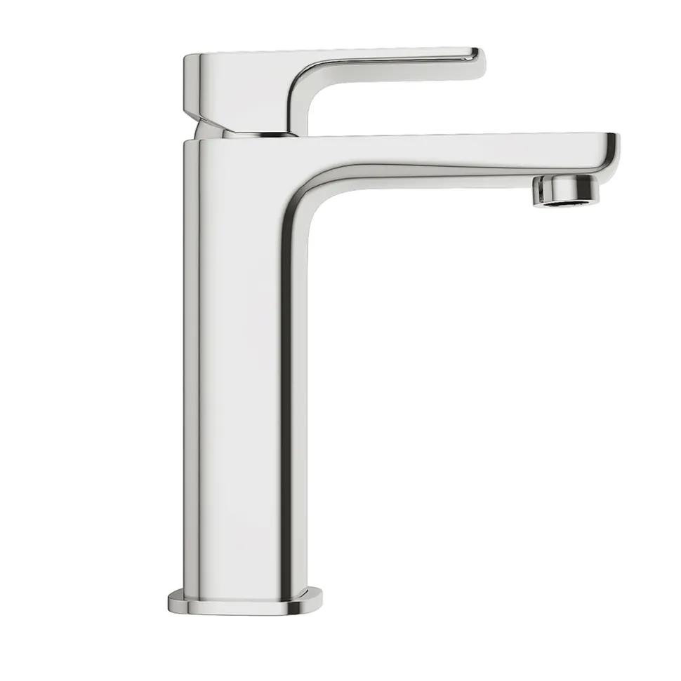 Vellamo Panache Medium Basin Mixer with Clicker Waste
