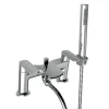 Vellamo Poise Bath Shower Mixer with Shower Kit - Chrome