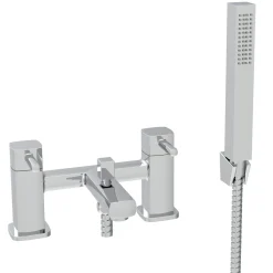 Vellamo Quadro Bath Shower Mixer with Shower Attachment