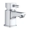 Vellamo Quadro Cloakroom Small Basin Mixer Tap & Waste