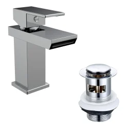 Vellamo Relate Basin Mixer Tap & Waste