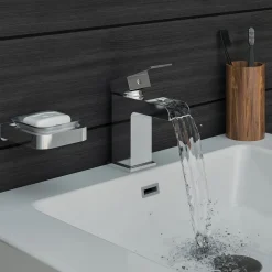 Vellamo Reve Waterfall Basin Mixer & Waterfall Bath Filler Value Pack
