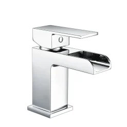 Vellamo Reve Waterfall Basin Mixer & Waterfall Bath Shower Mixer Value Pack