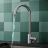 Vellamo Revolve Brushed Stainless Steel Mono Kitchen Sink Mixer Tap