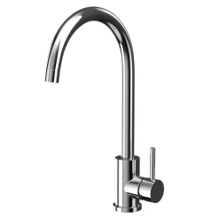 Vellamo Revolve Single Lever Mono Kitchen Mixer - Polished Chrome