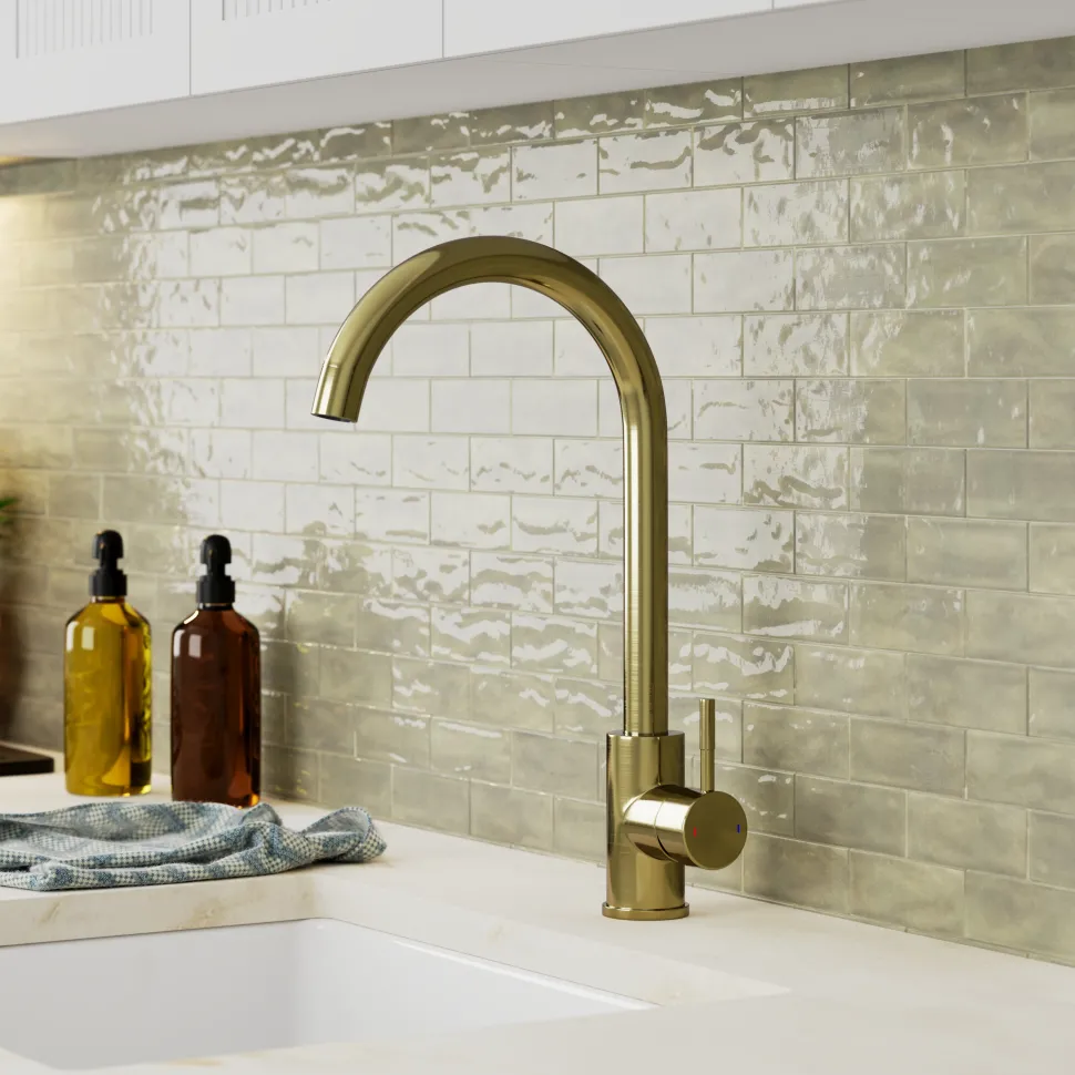 Vellamo Revolve Single Lever Mono Kitchen Mixer Tap