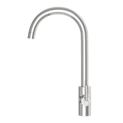 Vellamo Sidra Twin Lever Mono Kitchen Mixer - Polished Chrome