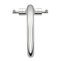 Vellamo Sidra Twin Lever Mono Kitchen Mixer - Polished Chrome