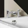Vellamo Swift Chrome Deck Mounted Bath Filler
