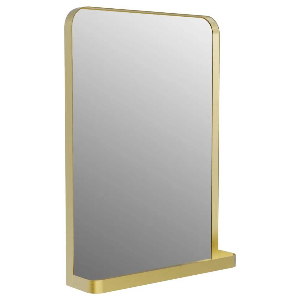 Vellamo Swift Framed Mirror & Shelf - 500 x 700mm