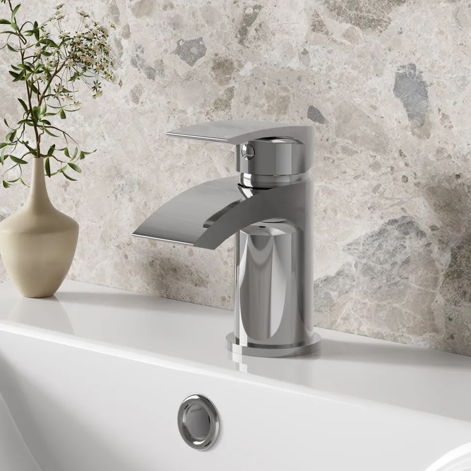 Vellamo Swift Mini Basin Mixer Tap & Waste