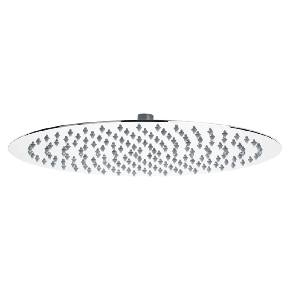 Vellamo Thin Round Fixed Shower Head - 200mm