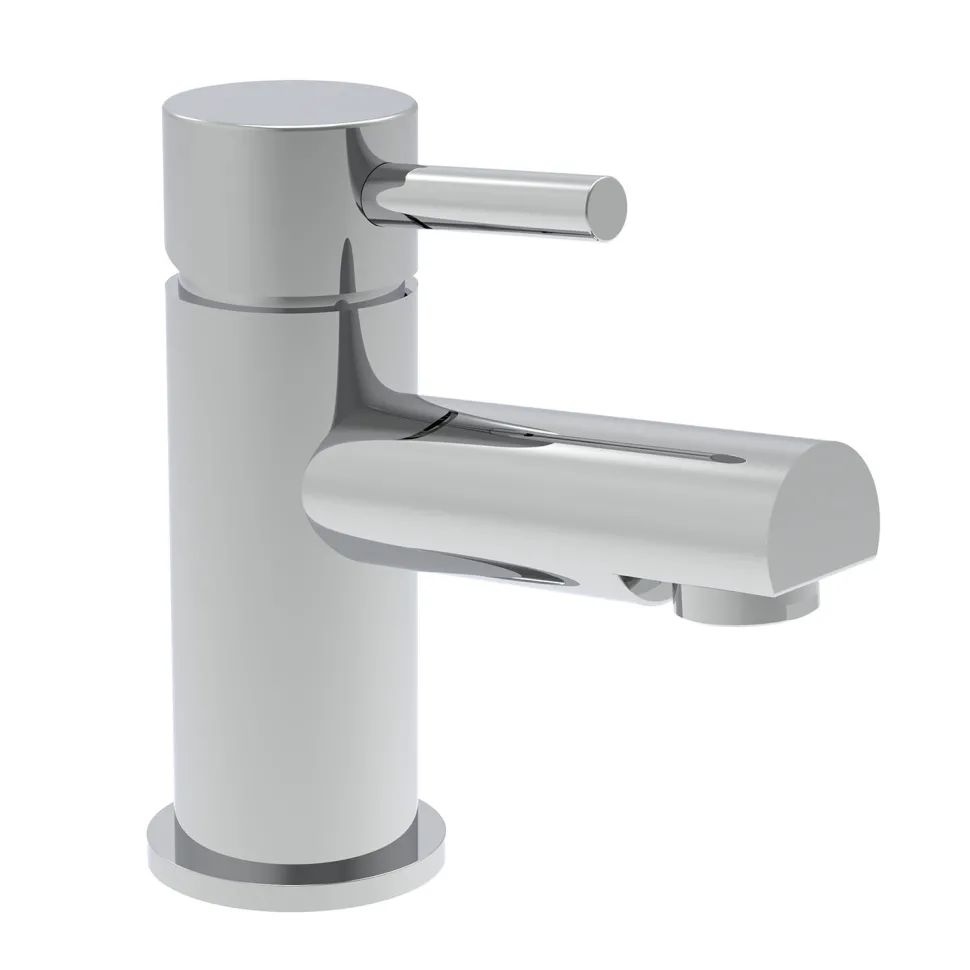 Vellamo Twist Chrome Basin Mixer Tap & Waste