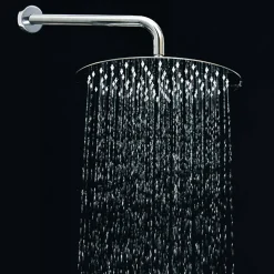 Vellamo Ultra Thin Round 300mm Shower Head & Wall Mounted Arm