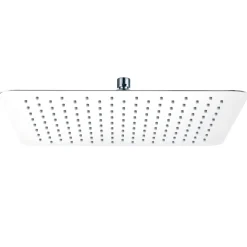 Vellamo Ultra Thin Square 400mm Shower Head & Wall Mounted Arm