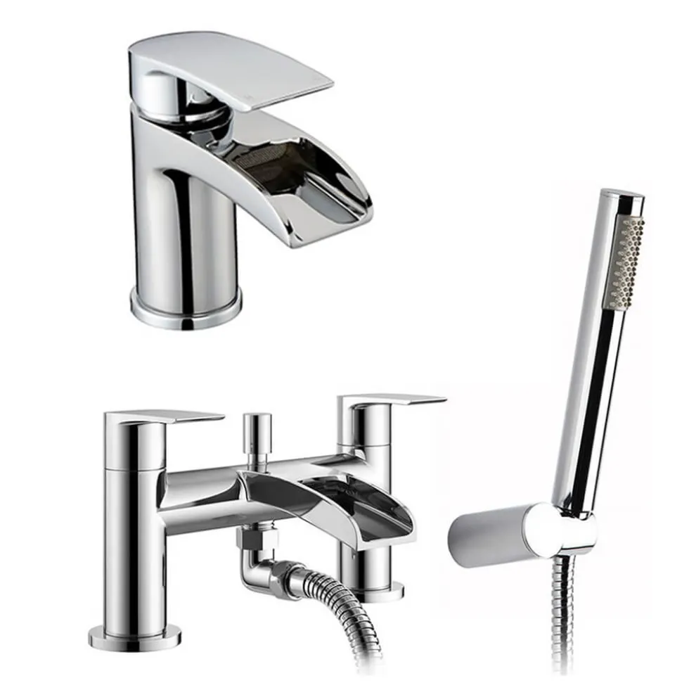 Vellamo Venta Basin Mixer & Bath Shower Mixer Pack