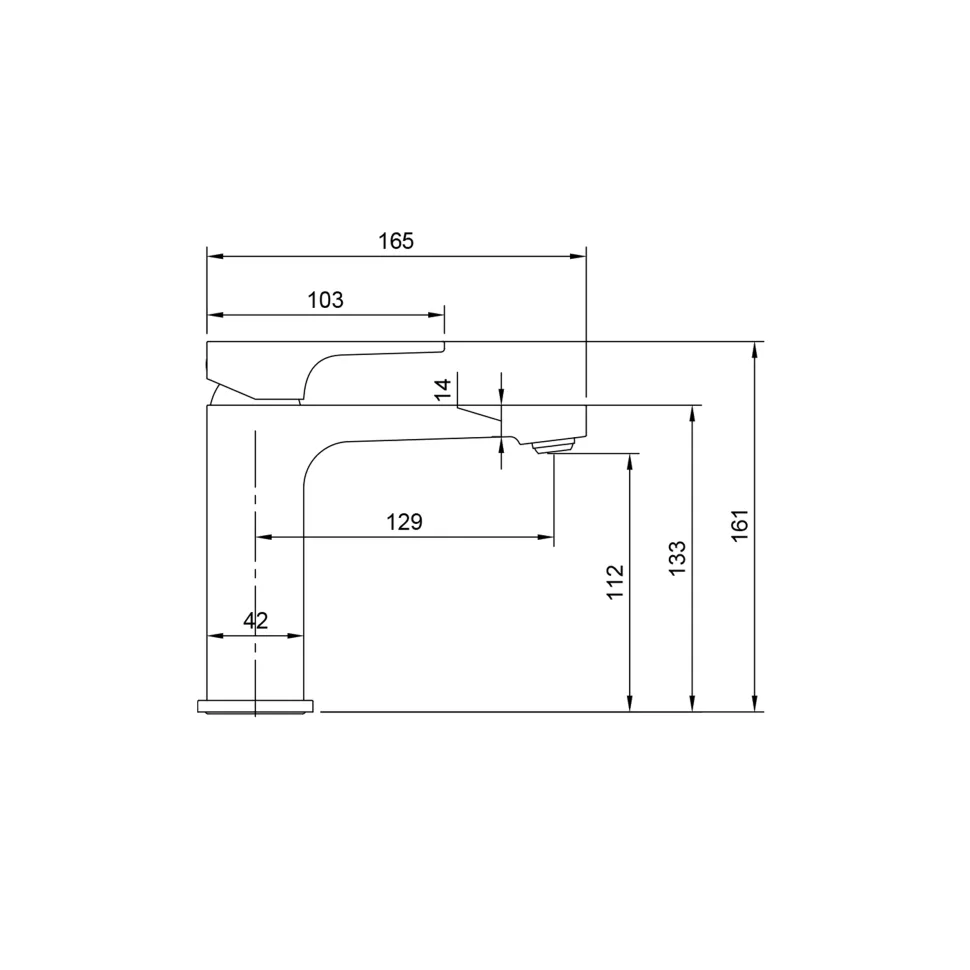 Villeroy & Boch Architectura Square Basin Mixer Tap