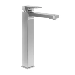 Villeroy & Boch Architectura Square Tall Basin Mixer Tap with Click Clack Waste