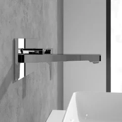 Villeroy & Boch Architectura Square Wall Mounted Basin Mixer Tap & Easy Installation Box