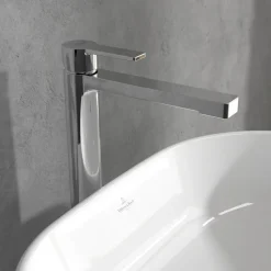 Villeroy & Boch Architectura Tall Basin Mixer Tap with Click Clack Waste