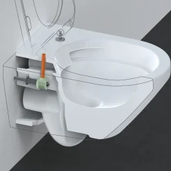 Villeroy & Boch Architectura TwistFlush Rimless Wall Mounted Toilet with Soft Close Toilet Seat
