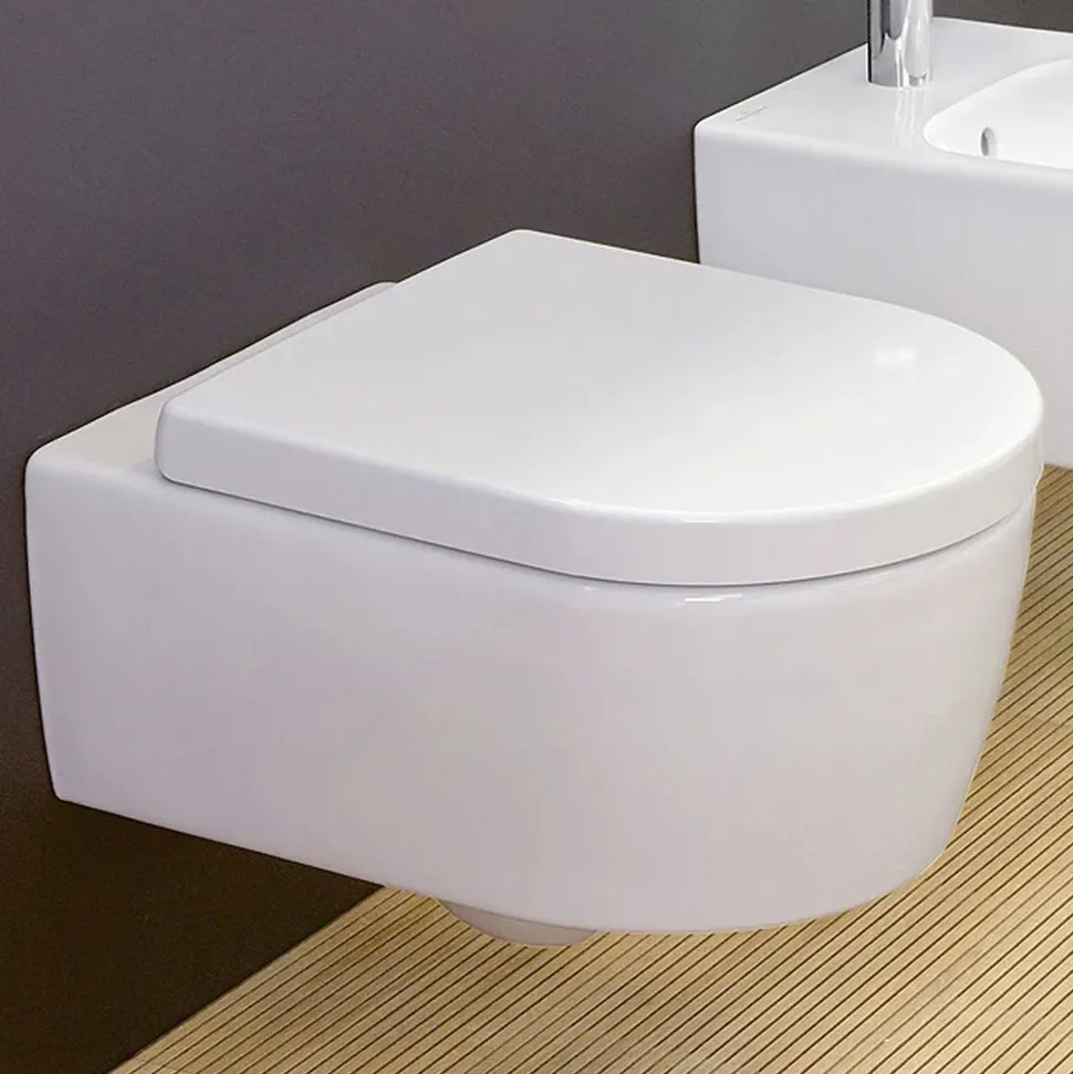 Villeroy & Boch Arto Rimless Wall Hung Toilet & Soft Close Seat