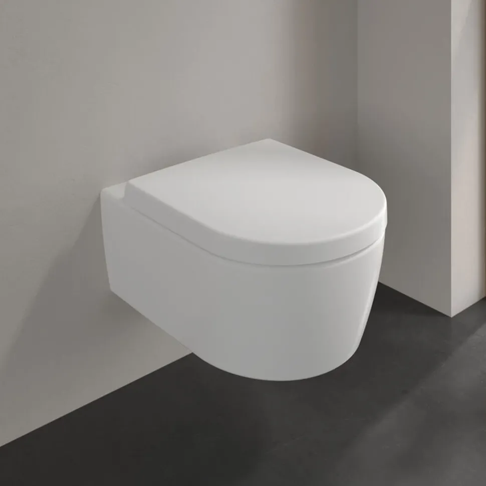 Villeroy & Boch Arto Rimless Wall Hung Toilet & Soft Close Seat