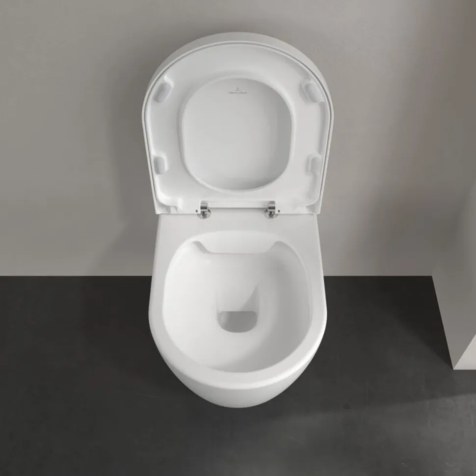Villeroy & Boch Arto Rimless Wall Hung Toilet & Soft Close Seat