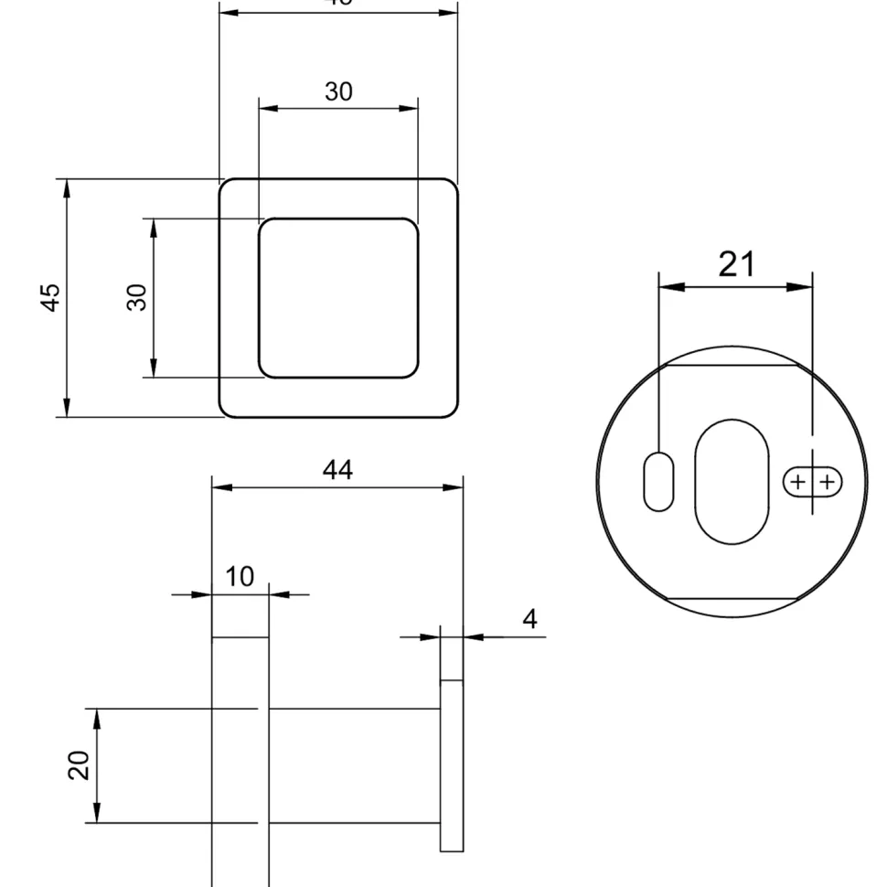 Villeroy & Boch Elements Striking Single Robe Hook