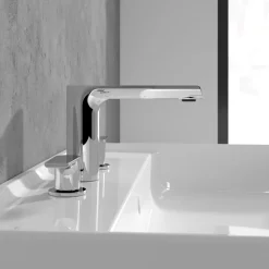 Villeroy & Boch Liberty 3 Hole Deck Mounted Basin Mixer Tap