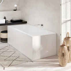 Villeroy & Boch Oberon Quaryl Straight Single Ended Bath - 1600, 1700 & 1800mm