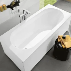Villeroy & Boch Oberon Quaryl Straight Single Ended Bath - 1600, 1700 & 1800mm