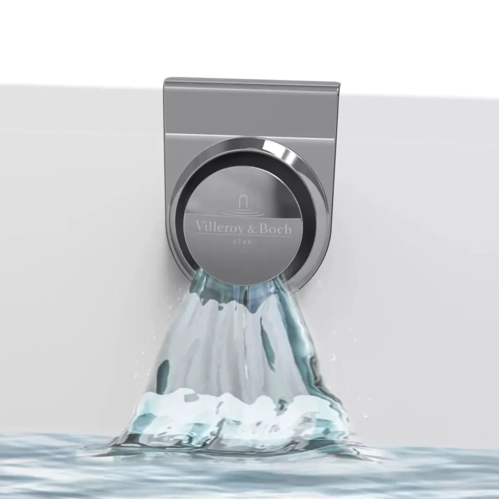 Villeroy & Boch Oberon 2.0 Quaryl Straight Double Ended Bath - 1700 & 1800mm