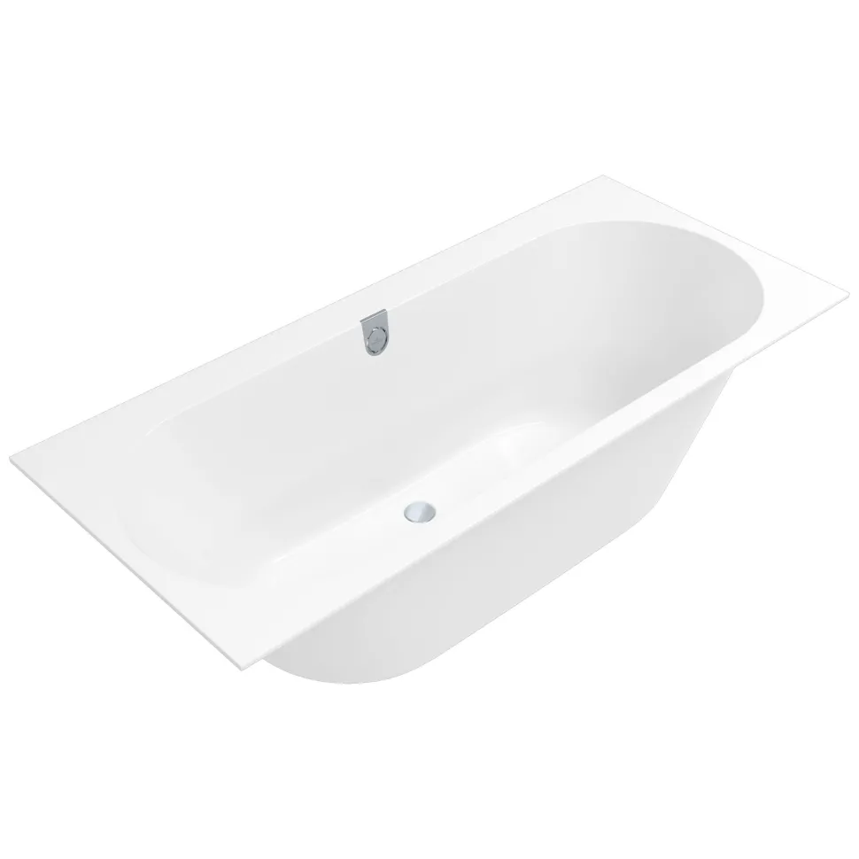 Villeroy & Boch Oberon 2.0 Quaryl Straight Double Ended Bath - 1700 & 1800mm