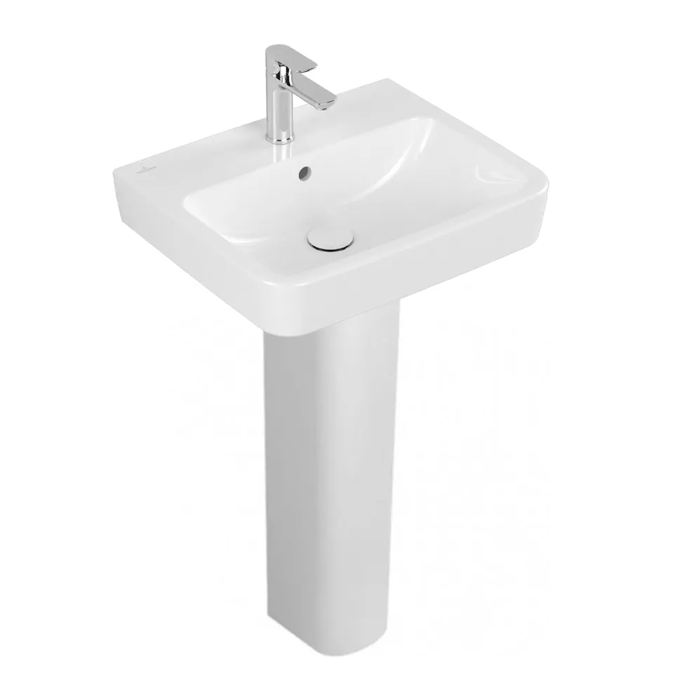 Villeroy & Boch O.novo Basin & Full Pedestal
