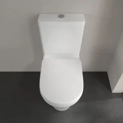 Villeroy & Boch O.novo Comfort Height Rimless Closed Coupled Toilet with Soft Close Toilet Seat